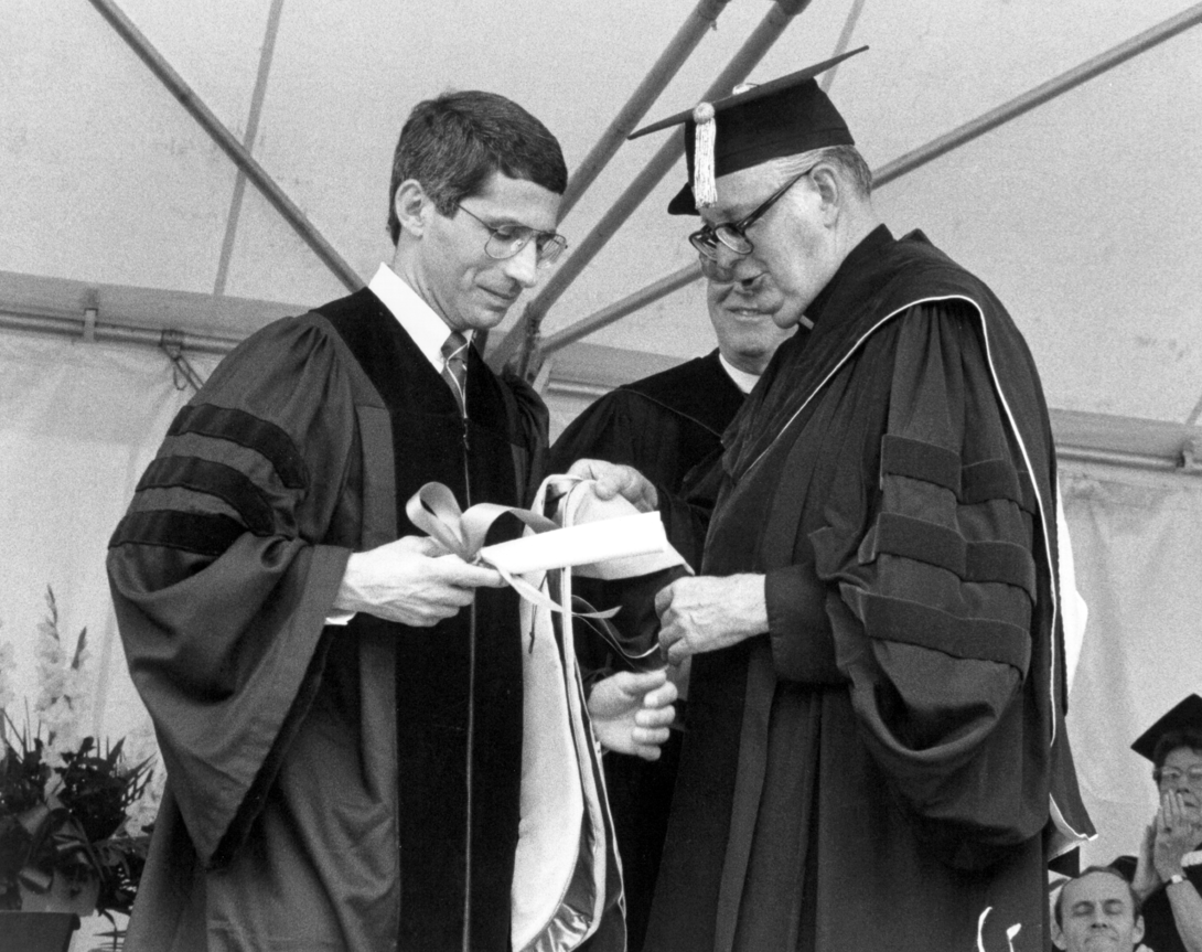 COVID Crusader: Anthony Fauci, M.D., '62 | Holy Cross Magazine